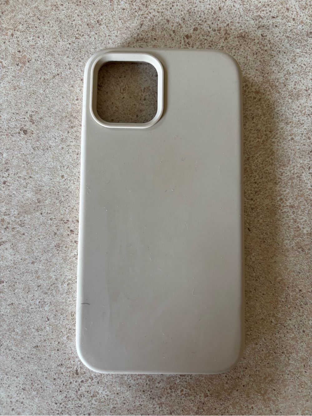 iPhone 12 Neutral Beige & Forest Green silicone Phone Case